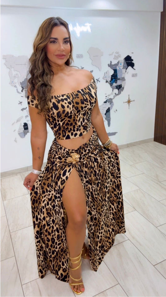 Luanda Animal Print Set (Stretch) utilicé talla M