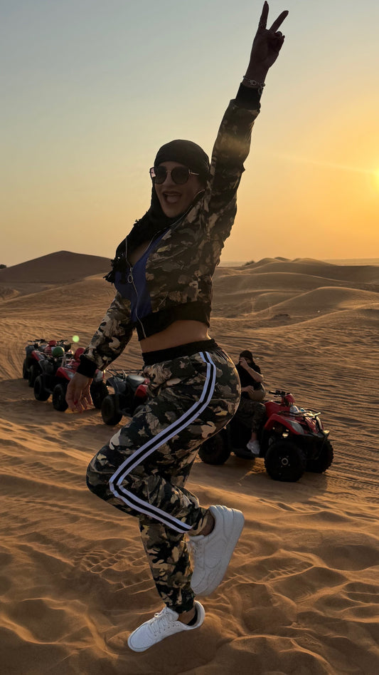 Dubai Military Desert Set (stretch ) utilicé talla Médium