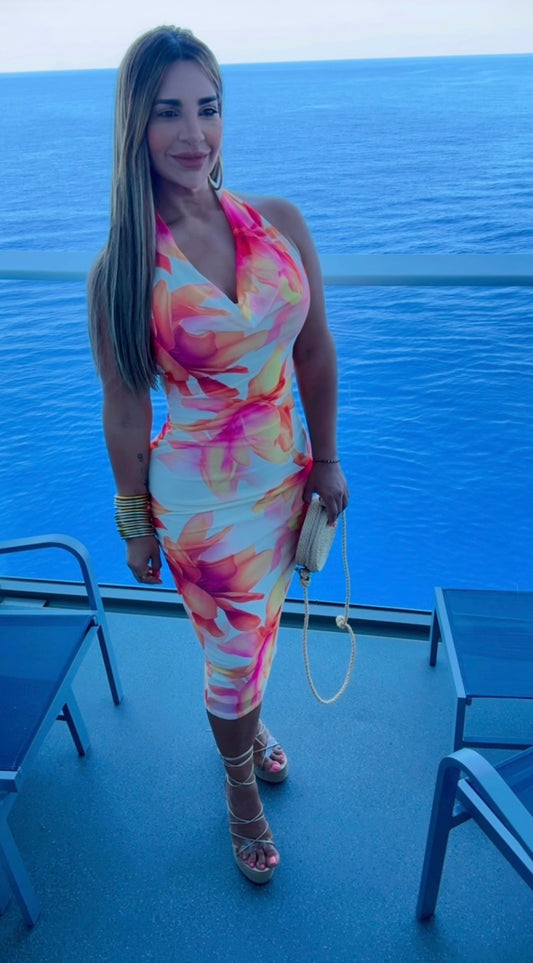 Hawaiian Breeze Dress (Stretch)