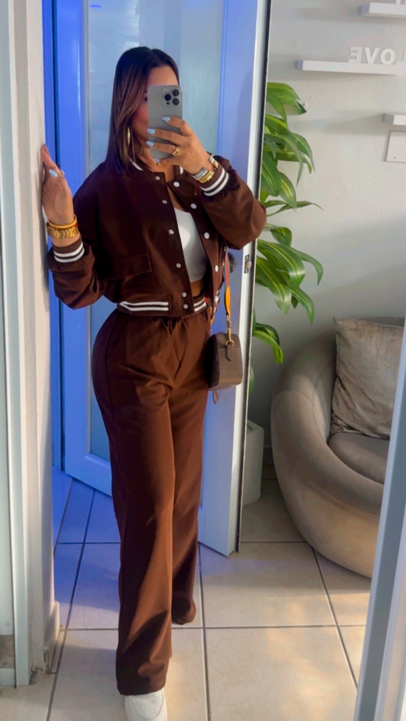 Montreal Brown Set (puedes bajar una talla) spandex