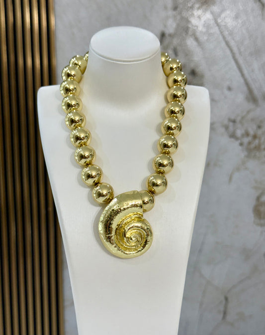 Shell Bold Necklace (Fantasía Fina)