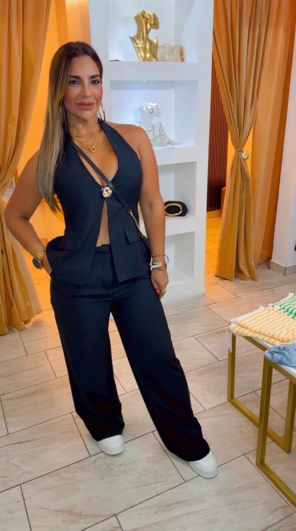 Germany Black Vest Set (utilicé Small)