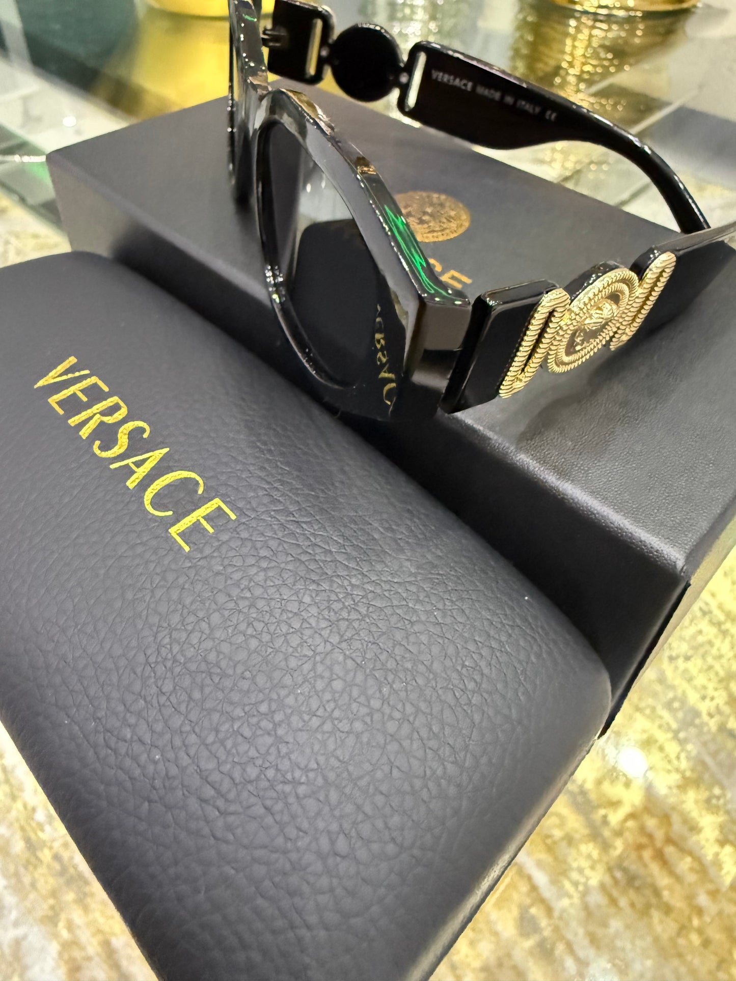 Versace Black Sunglasses (Kit completo)