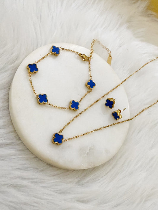 Clover Blue Set Stainless Steel