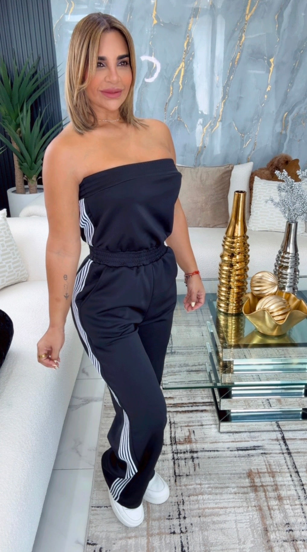 Dublín Black Jumpsuit (spandex)