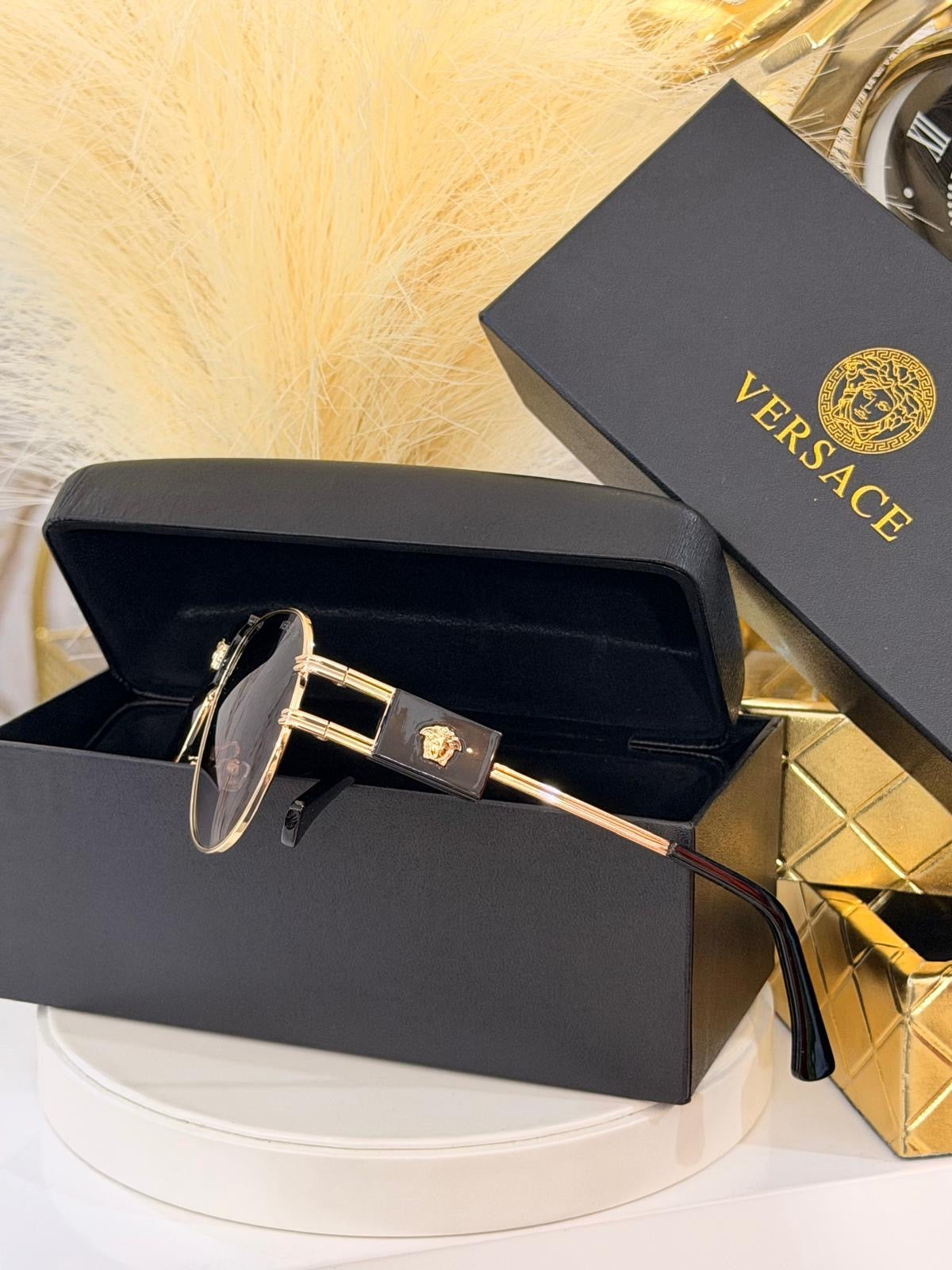 Versa Black Sunglasses (Kit completo)