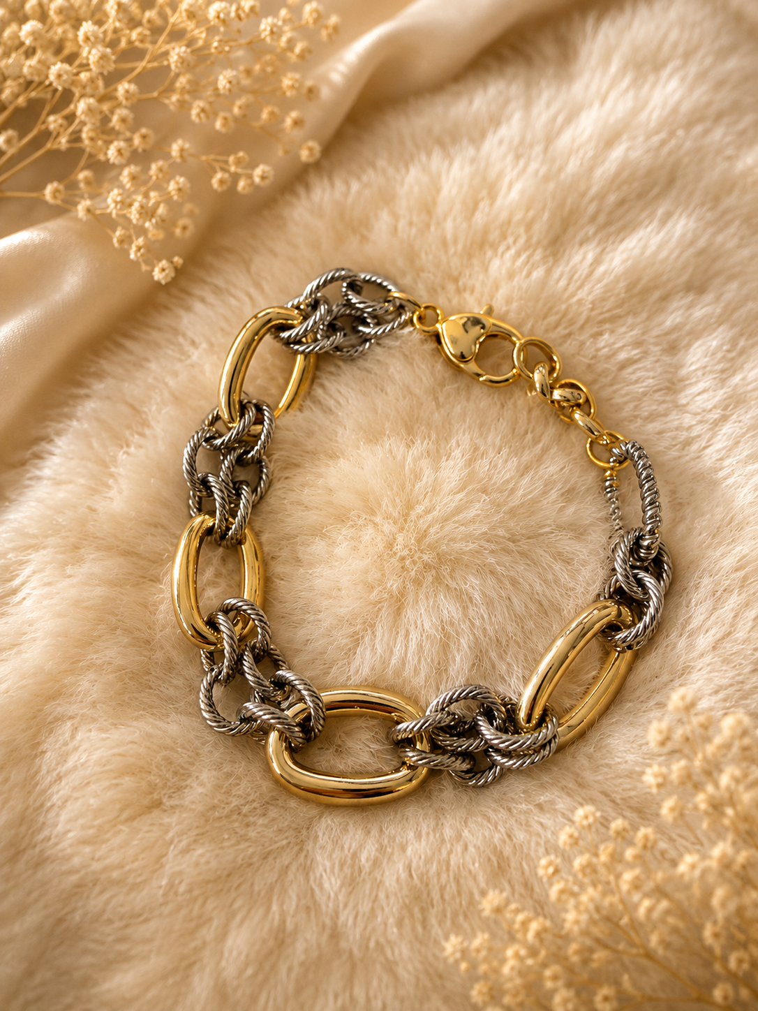Amaia 2 Tones Bracelet