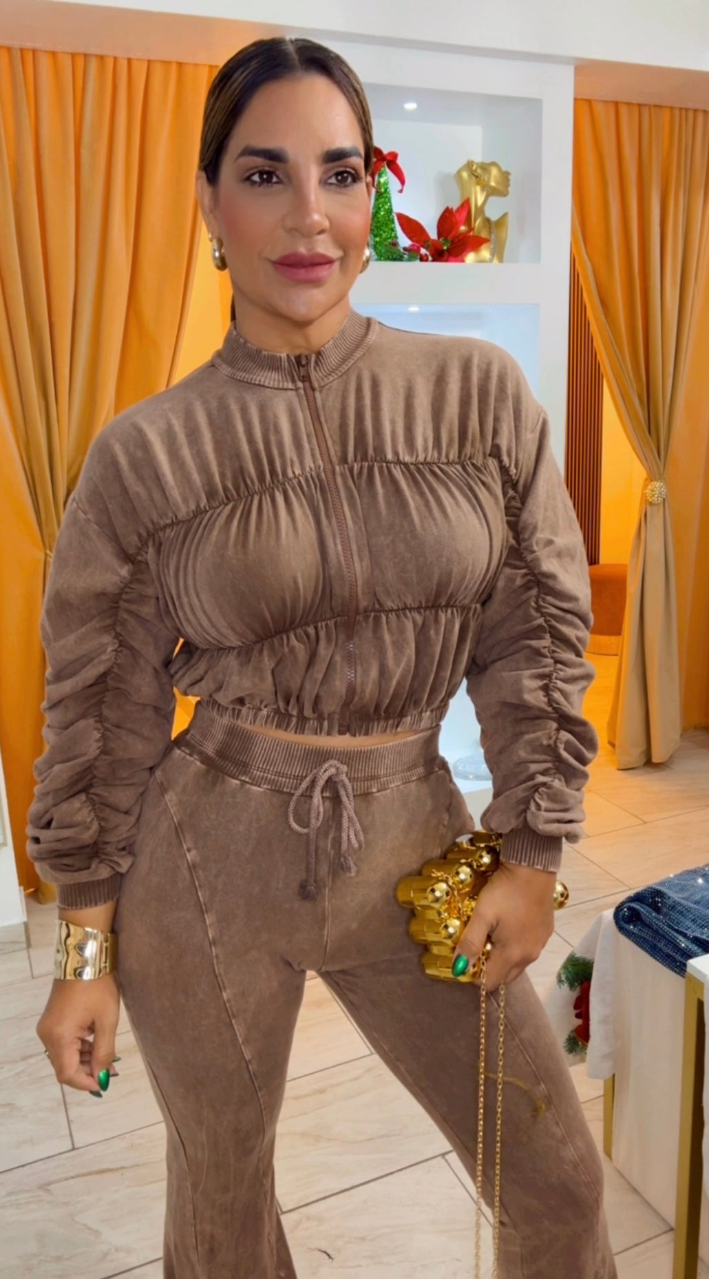 Martinica Mineral Wash Brown Set (stretch)