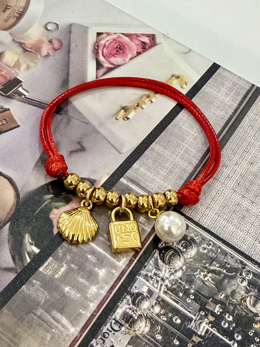 Uno Pearl Bracelet (Stainless Steel)