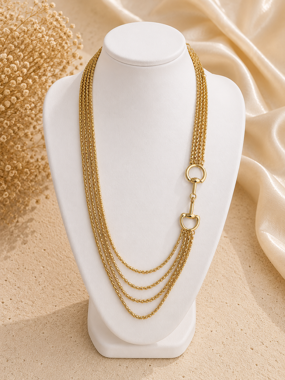 Cleef Gold Layering Necklace