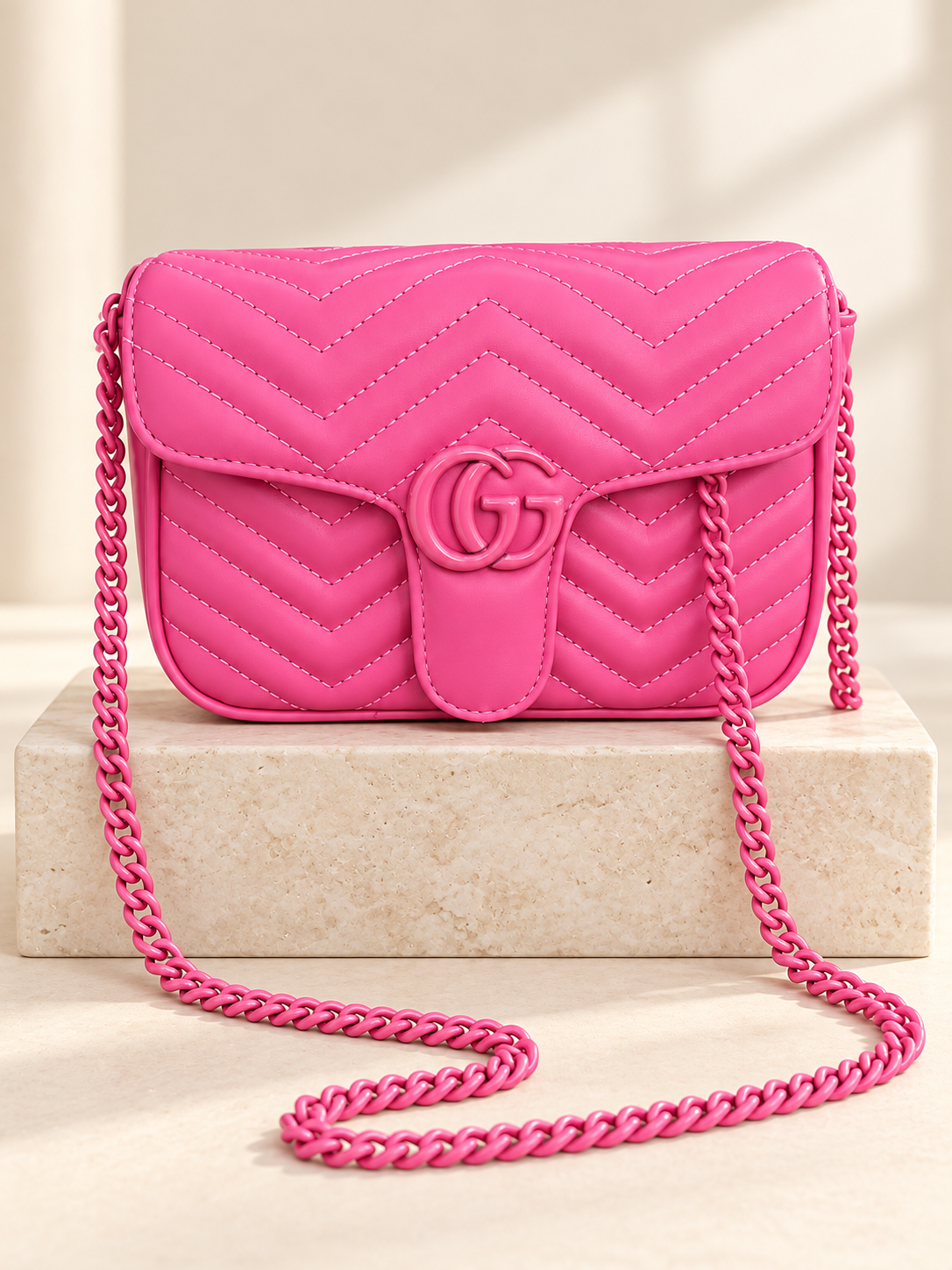 GG Pink Crossbody Bag (incluye caja)