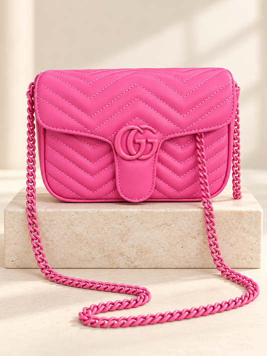 GG Pink Crossbody Bag (incluye caja)