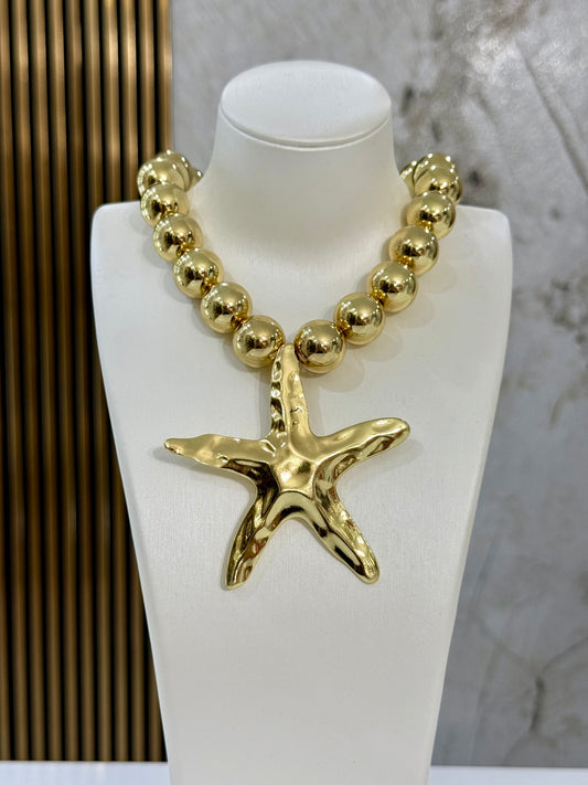 Starfish Bold Necklace (Fantasía Fina)