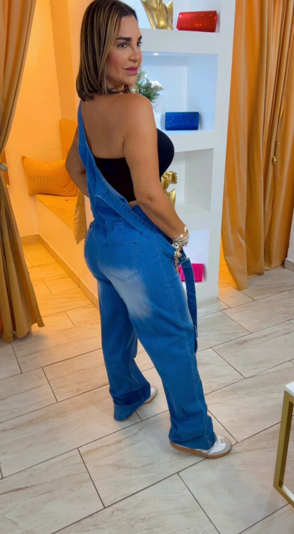 Restock Oaxaca Denim Jumpsuit (spandex) Llegan el próximo Sábado utilicé talla M/ puedes bajar una talla