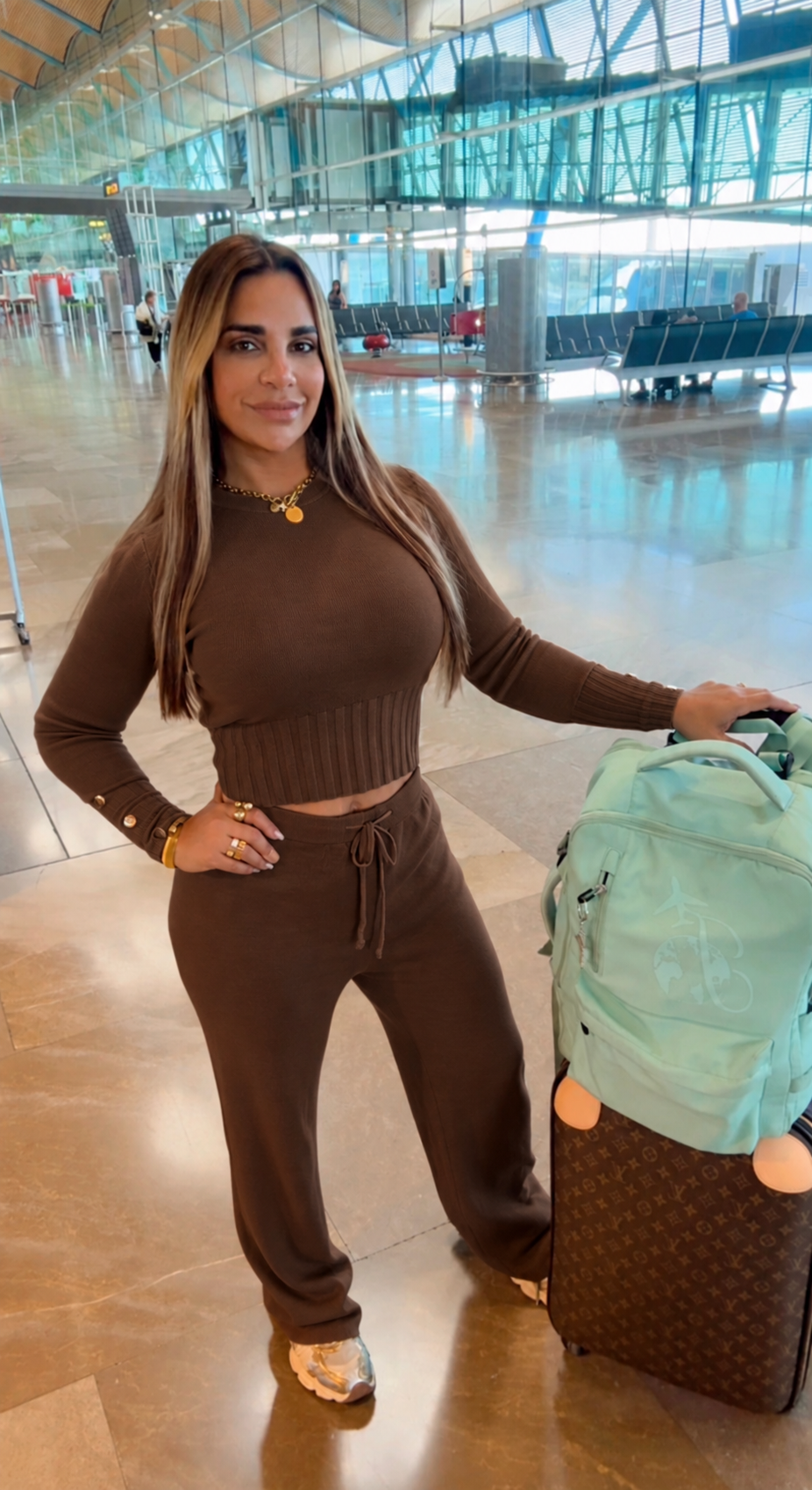 Restock Barajas Airport Brown Set (spandex) Llegan el próximo viernes