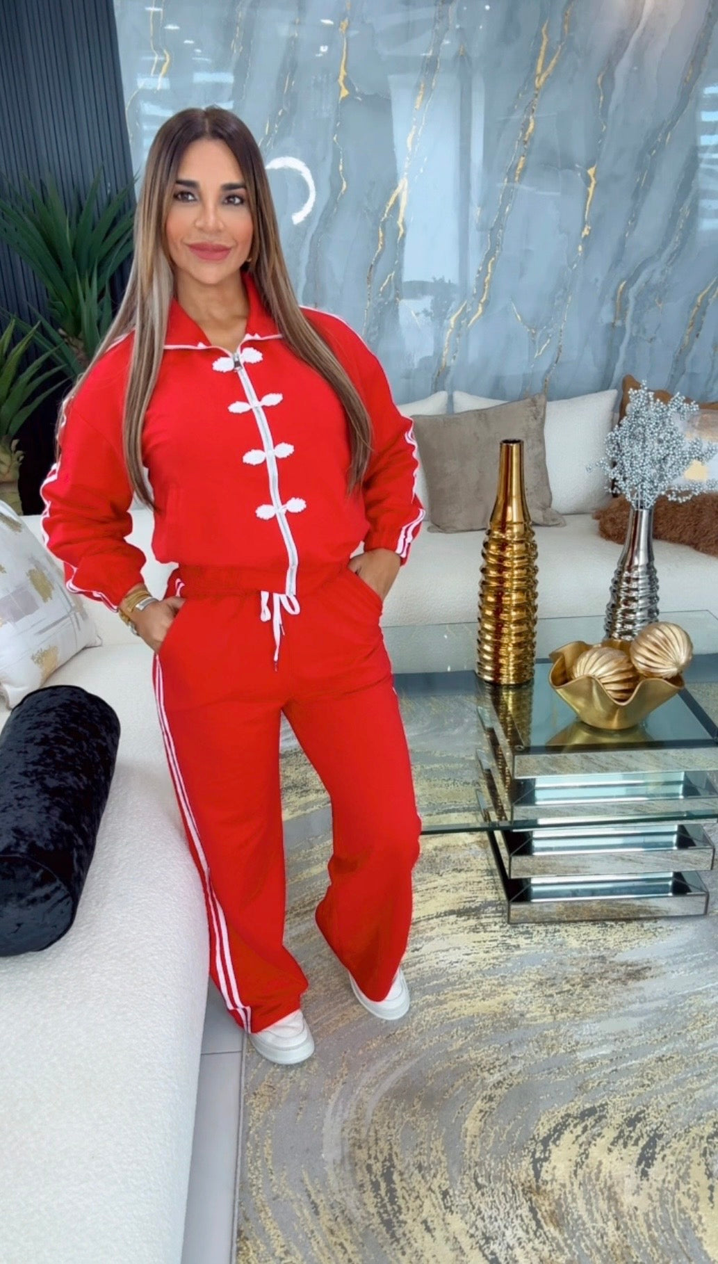 Guanzhou Red Travel Set (spandex)