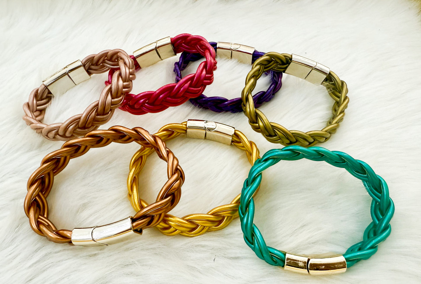 Braided Jelly Bracelet (Se venden individuales)