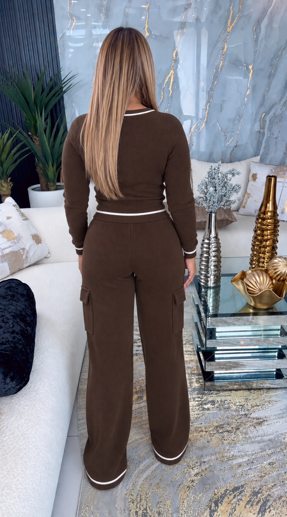 Irlanda Brown Set (spandex) llegan el jueves
