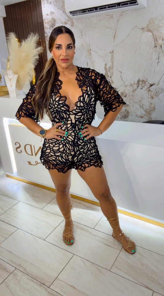 Boca Grande Black Romper (tiene elástico en cintura) utilicé en médium