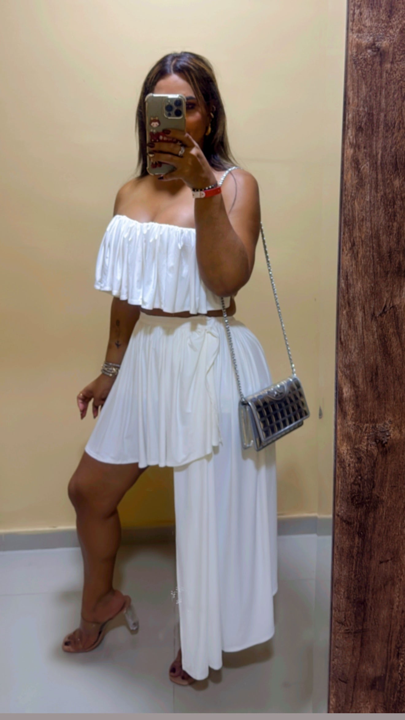 Punta Dorado White Set (doble forro) utilicé talla M