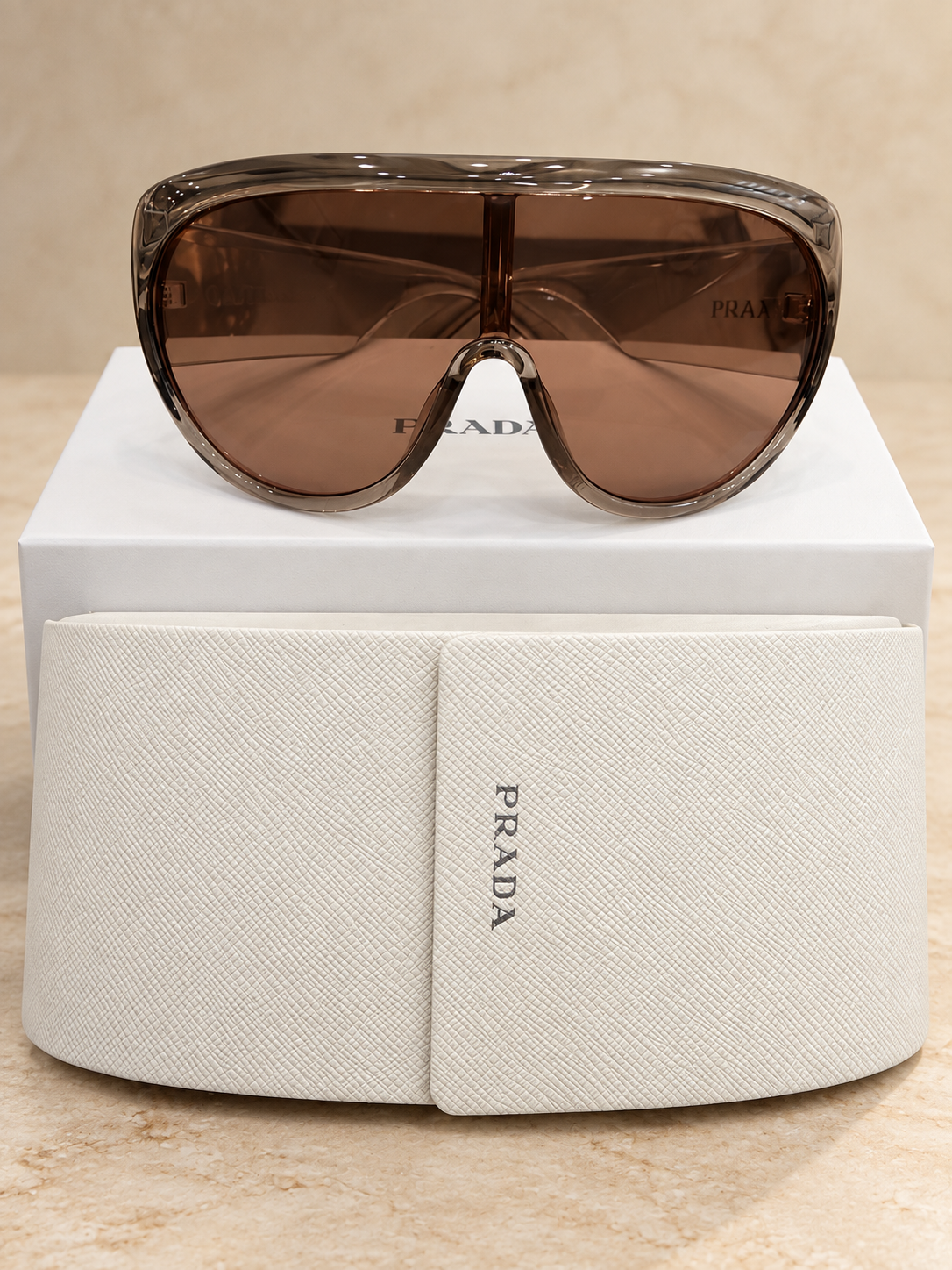 PRDA Brown Sunglasses (kit completo)