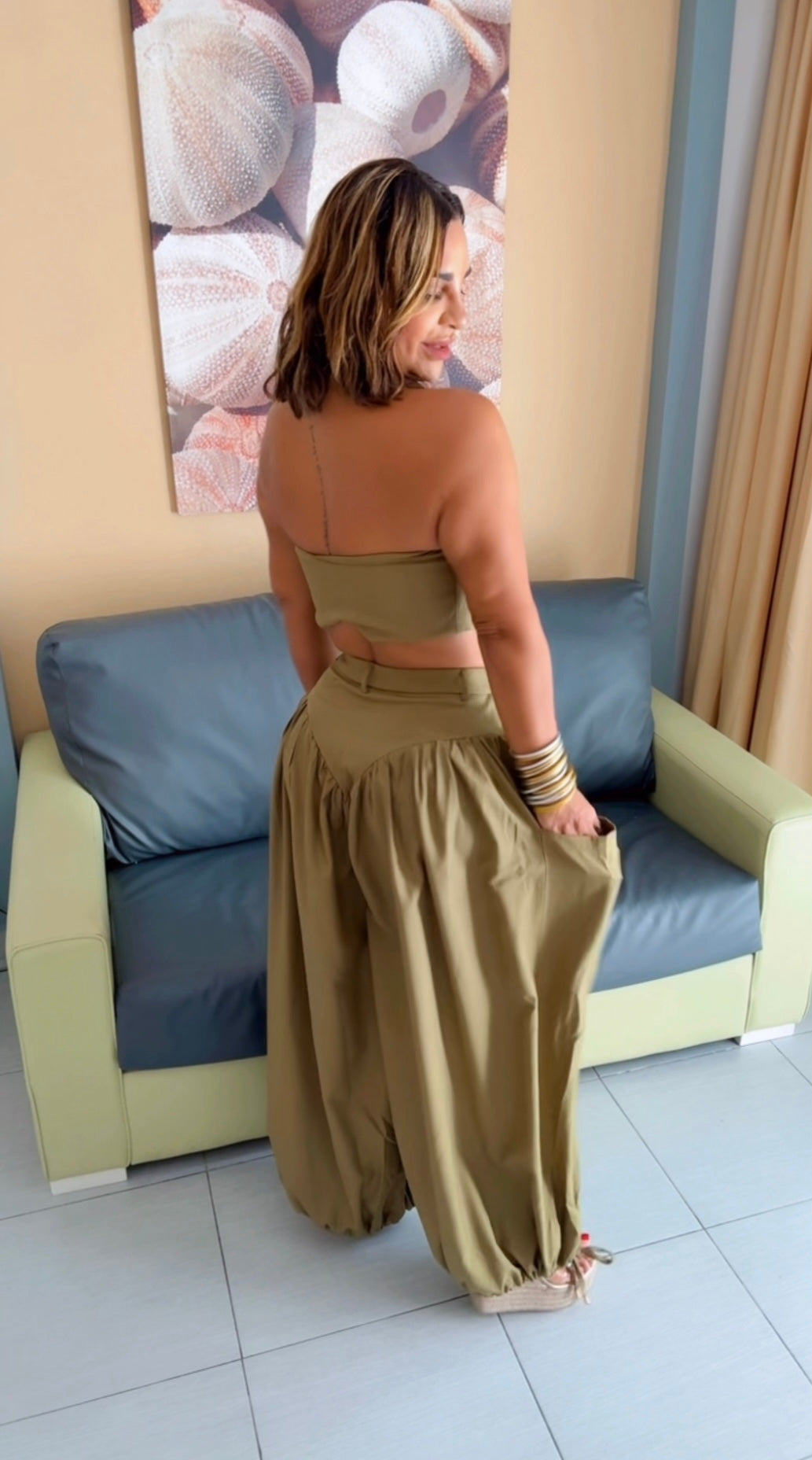 Boca Chica Olive Set (puesto en Small) bájale una talla