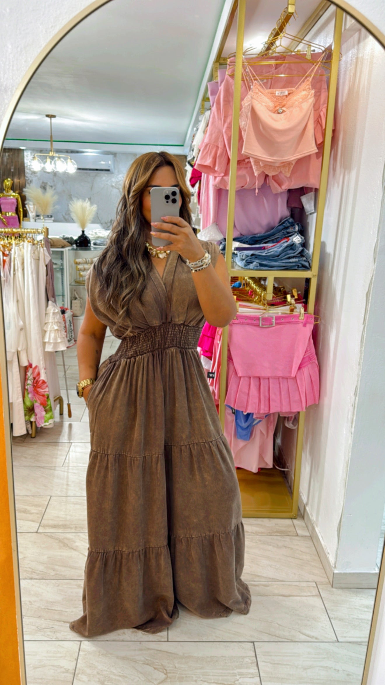 Málaga Brown Jumpsuit (utilicé talla M)