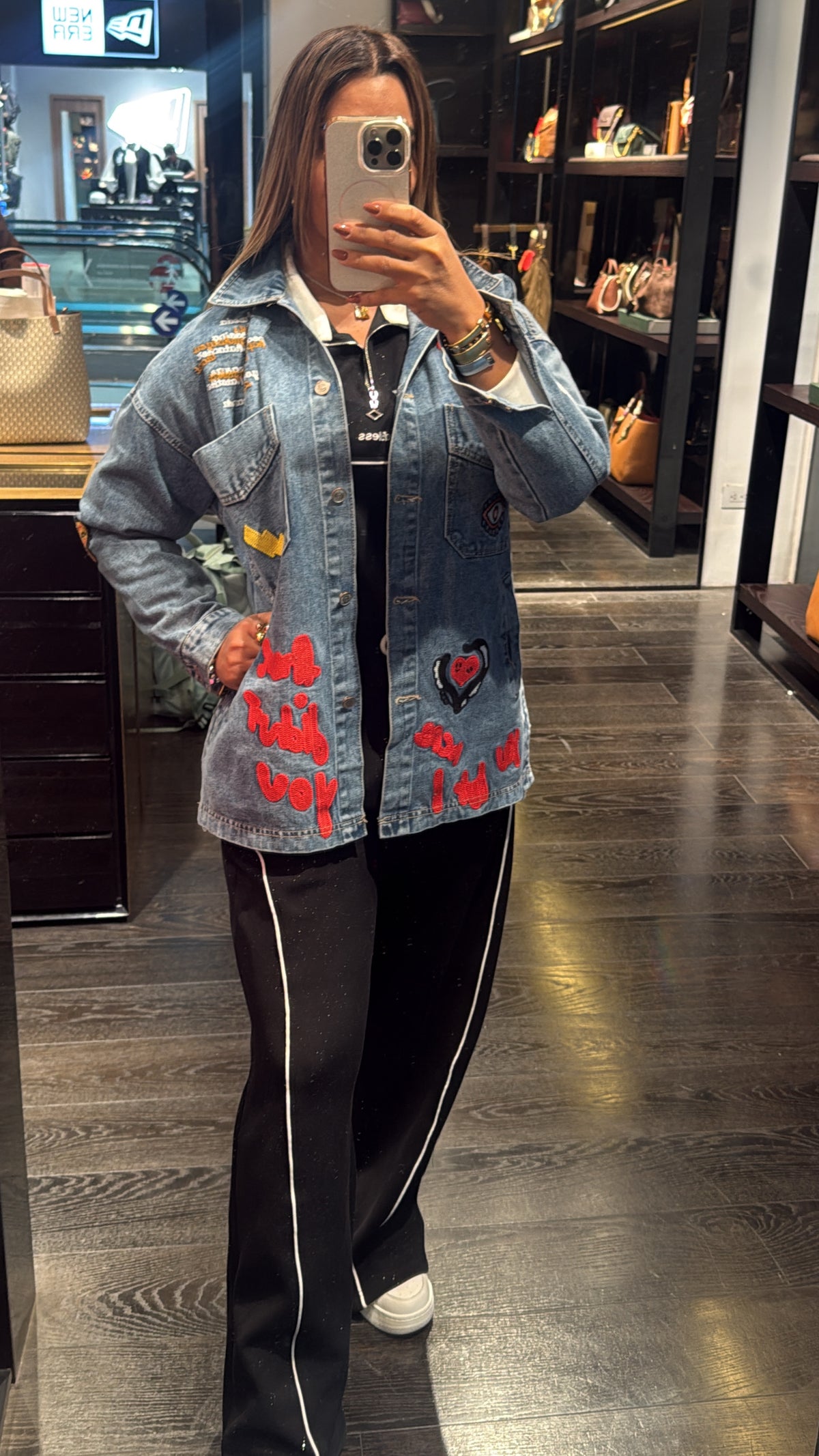 My Heart Denim Jacket (spandex)
