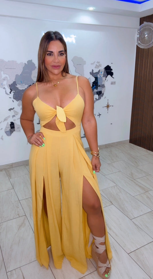Acapulco Dark Yellow Jumpsuit