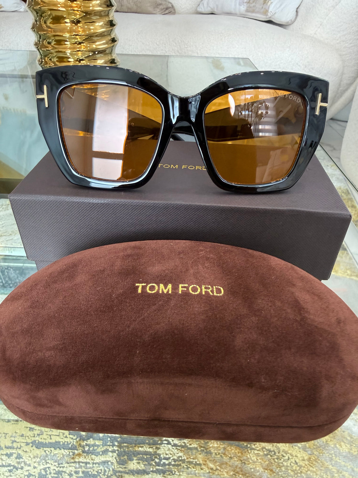 TFord Yellow Sunglasses (kit completo)