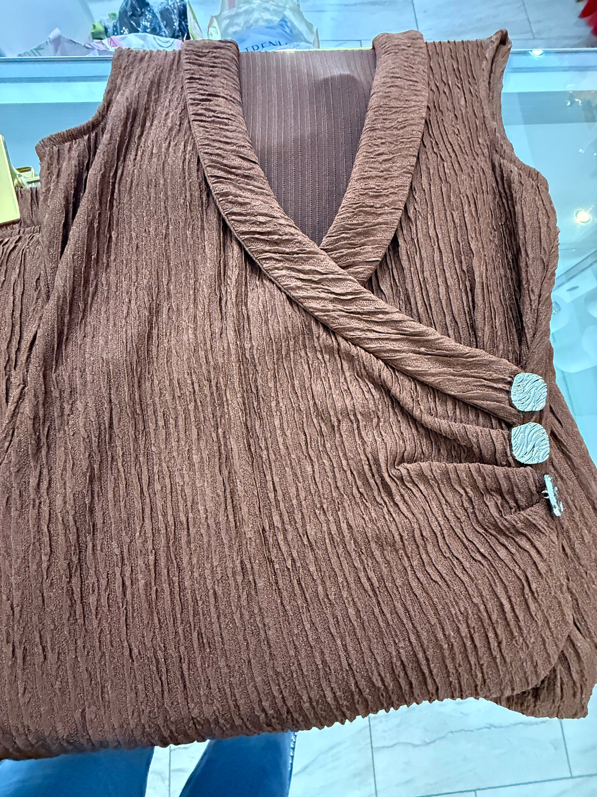 Compostela Brown Set (stretch) utilicé talla M