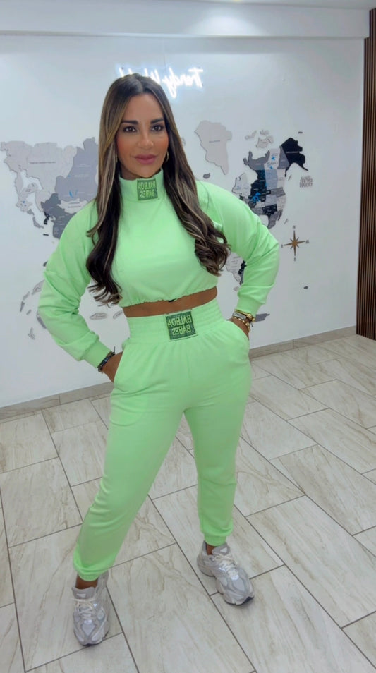 Babes Green Set (corre al size)