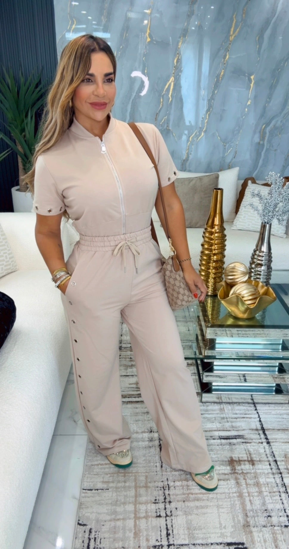 Atlantis Beige Travel Set (spandex)