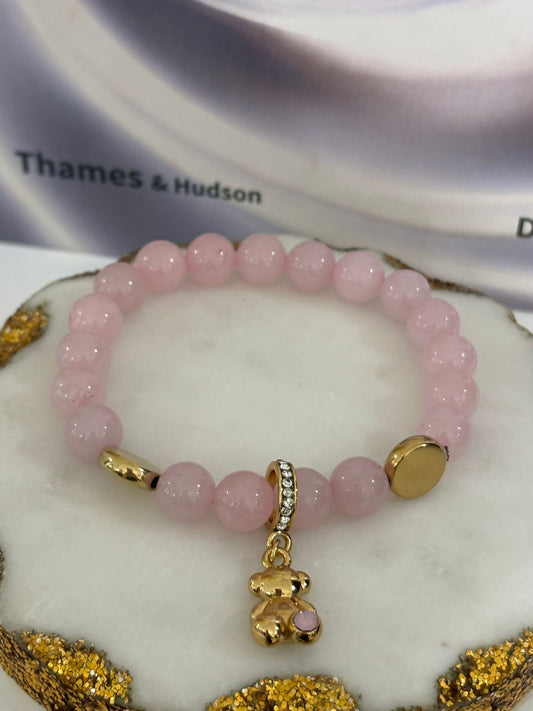 Teddy Pink Bracelet (material acero inoxidable)