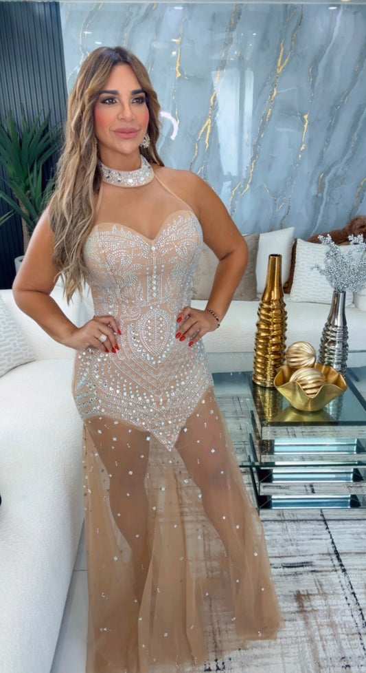 Prom Night Diamonds Dress (spandex)