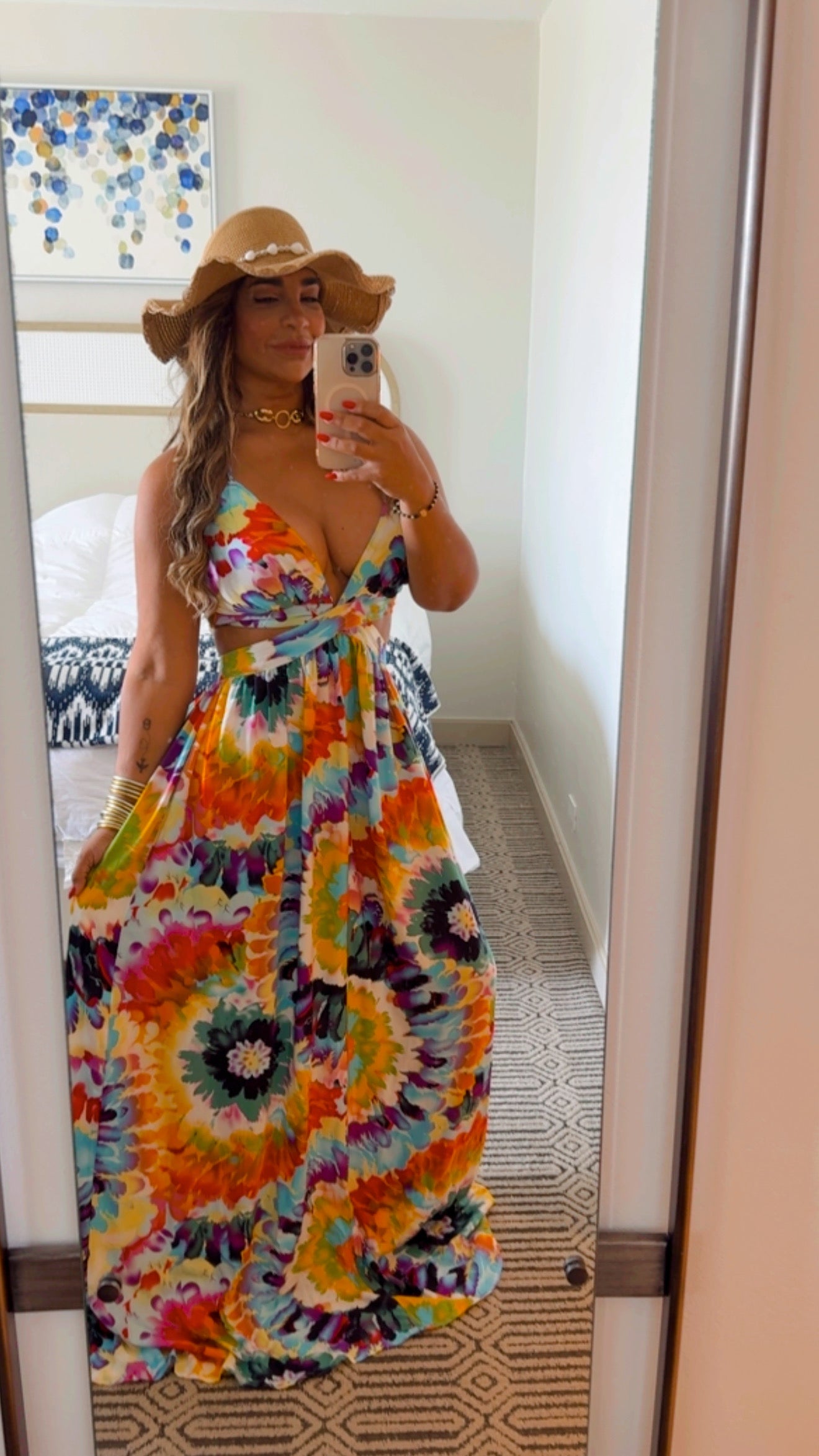 Miraflores Maxi Dress (spandex)
