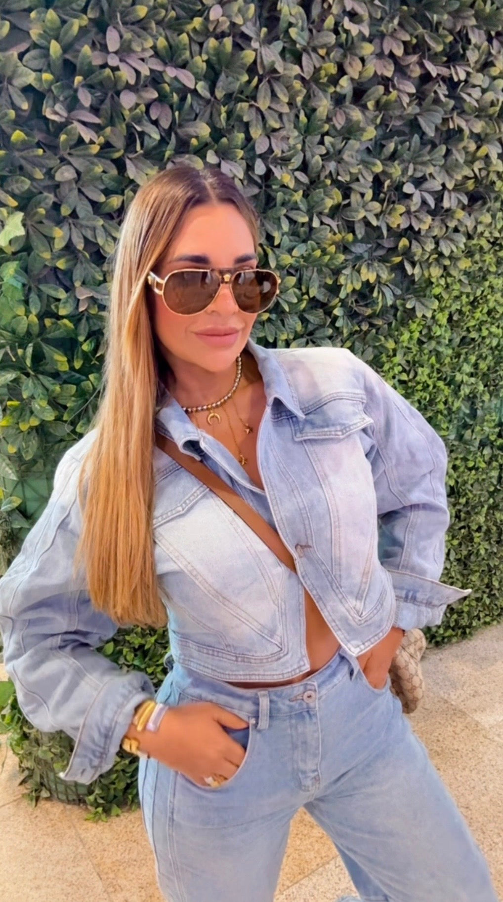 Miramar Jacket & Denim Pant Set (spandex)
