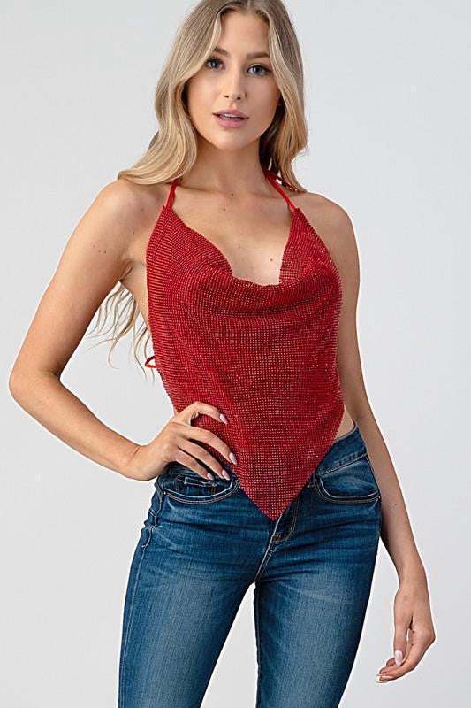 Sparkle Red Top