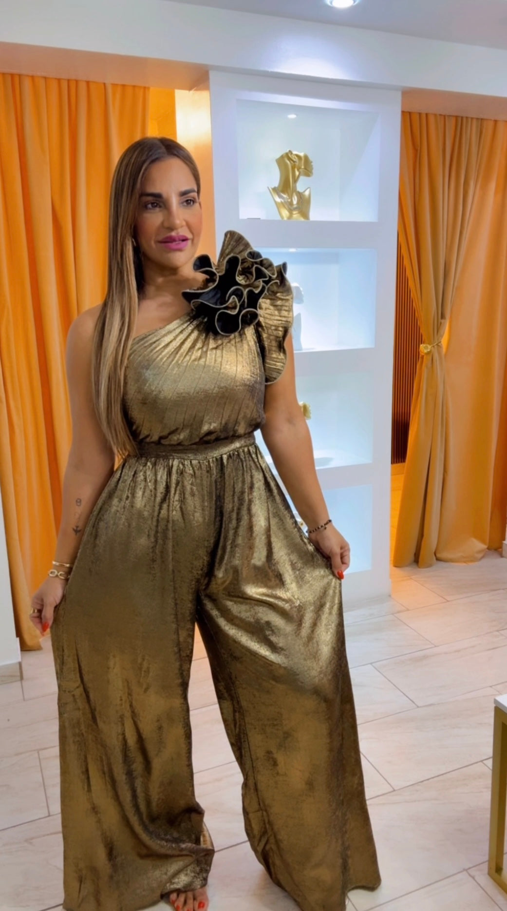 Palermo Gold Jumpsuit