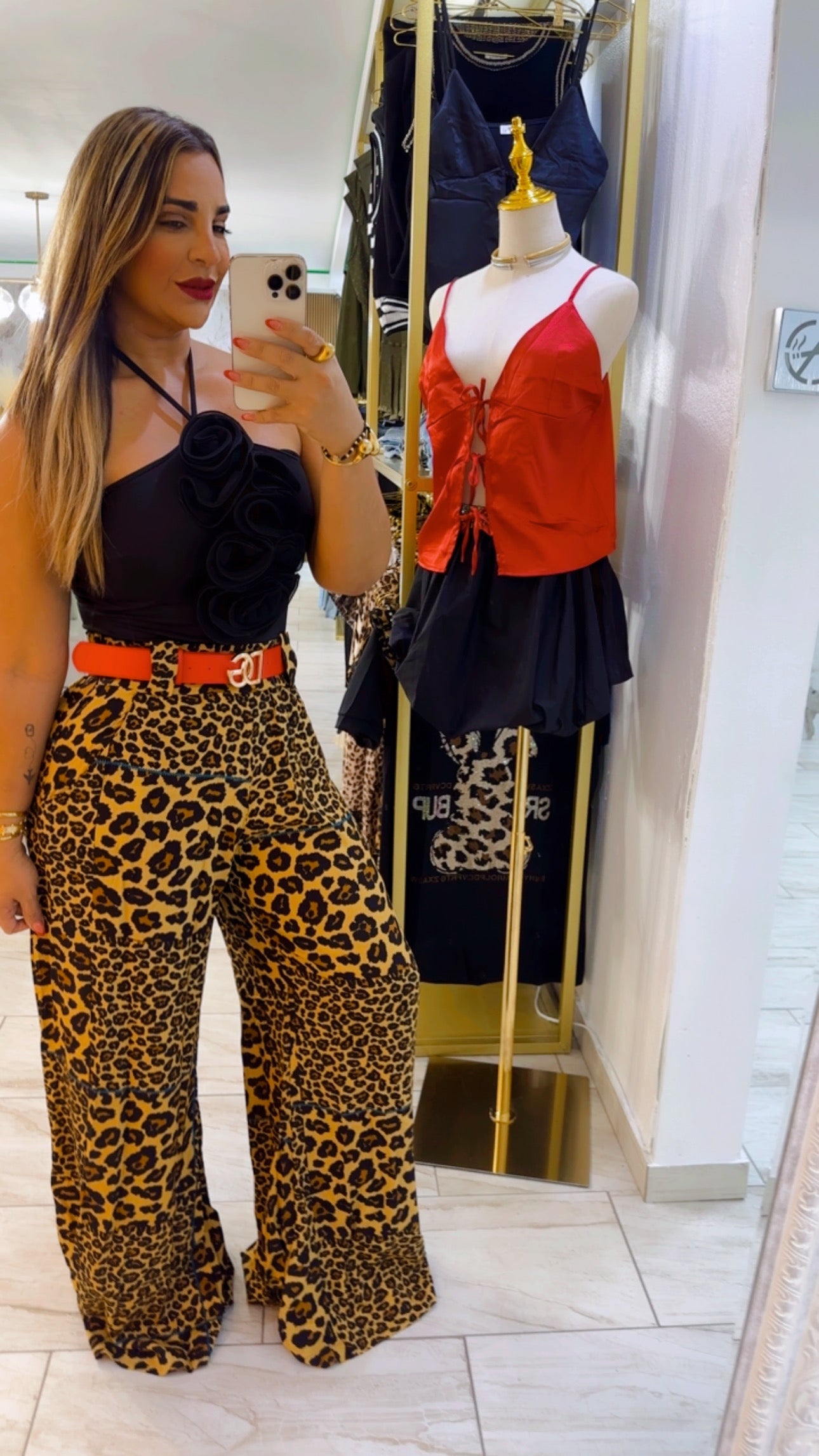 Burundi Animal Print Pant(incluye cinturón)