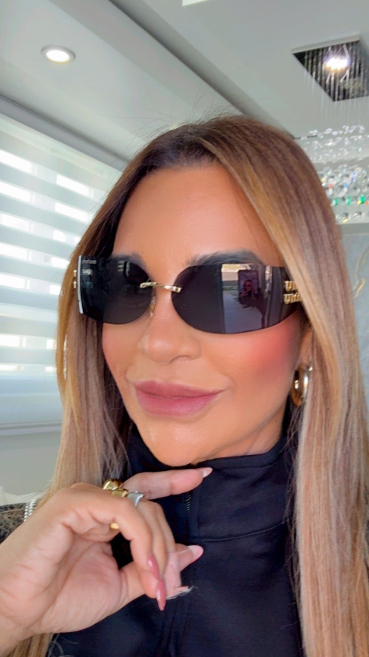 Miu Black Sunglasses (kit completo) tamaño pequeño