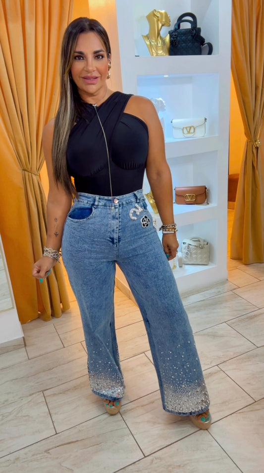 Chanti Shine Denim Pant (stretch)