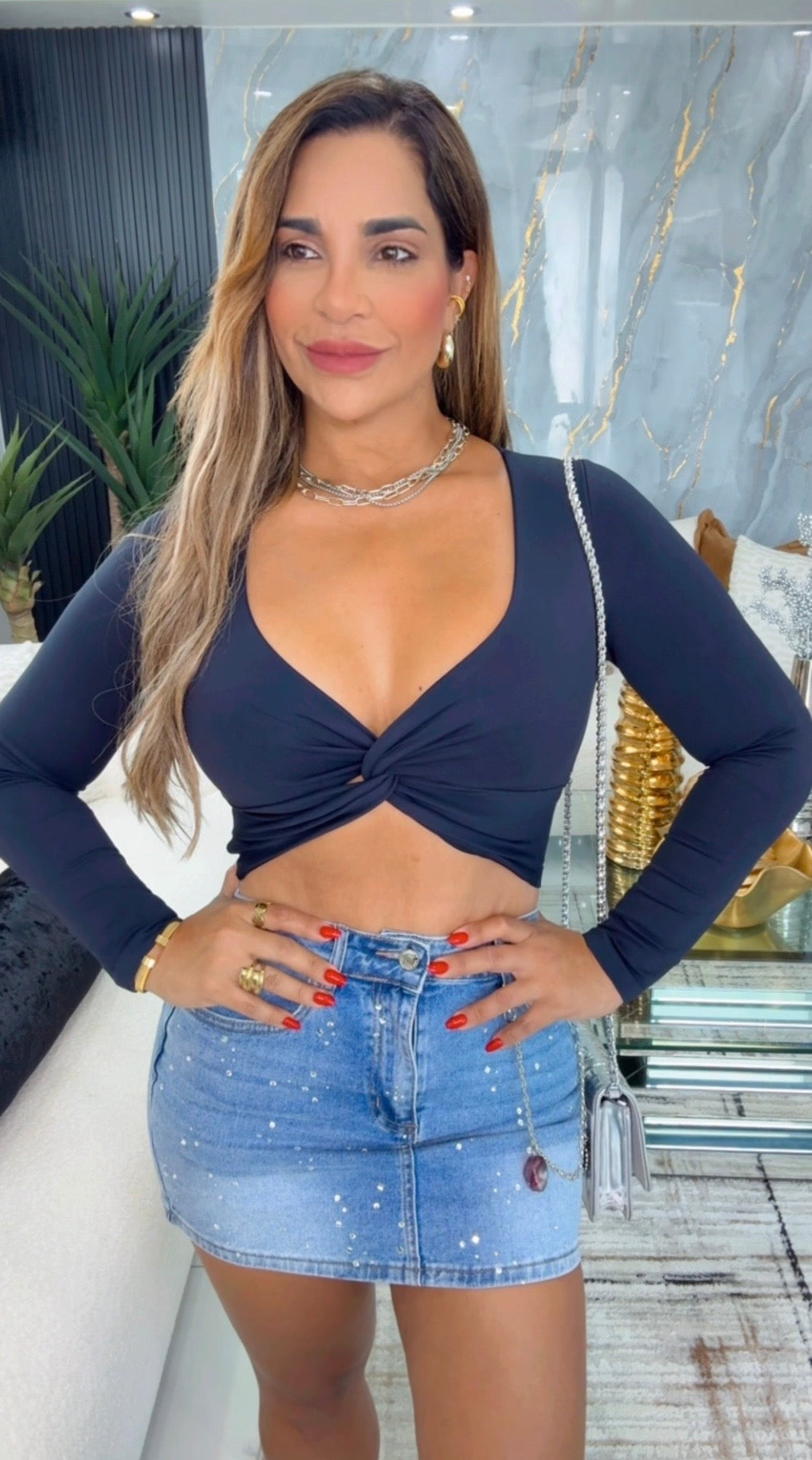 Formal Basic Black Top (stretch)