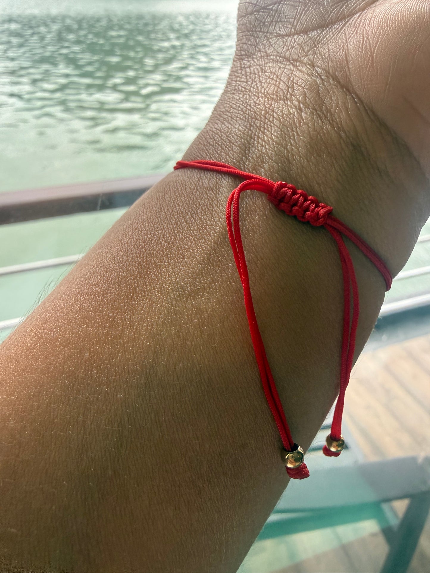 Puerto Rico Travel Bracelet (oro acero inoxidable)