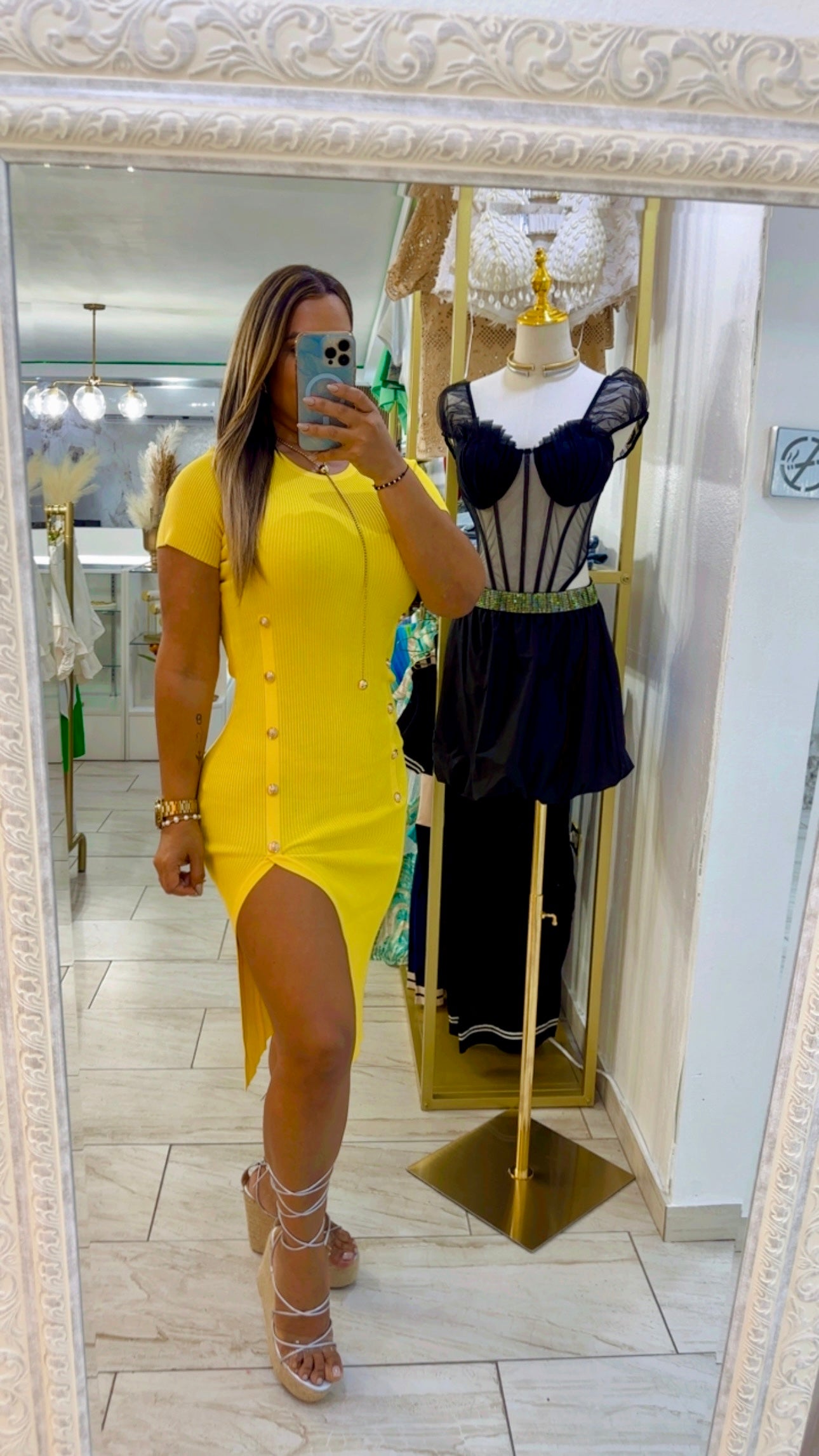 La Havana Yellow Dress