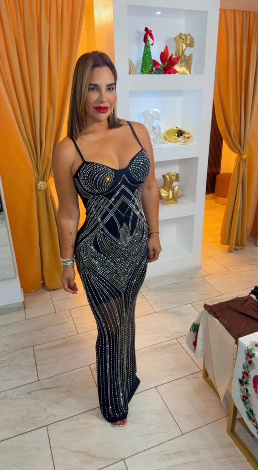 Sheraton Black Dress (Súper Spandex)