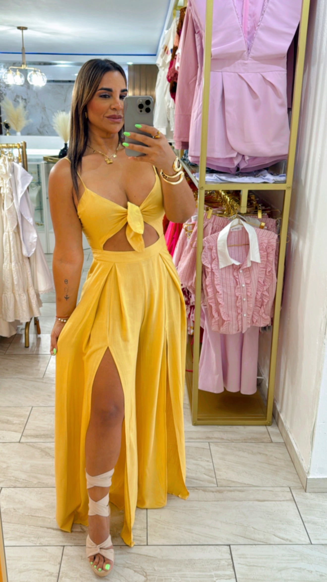 Acapulco Dark Yellow Jumpsuit