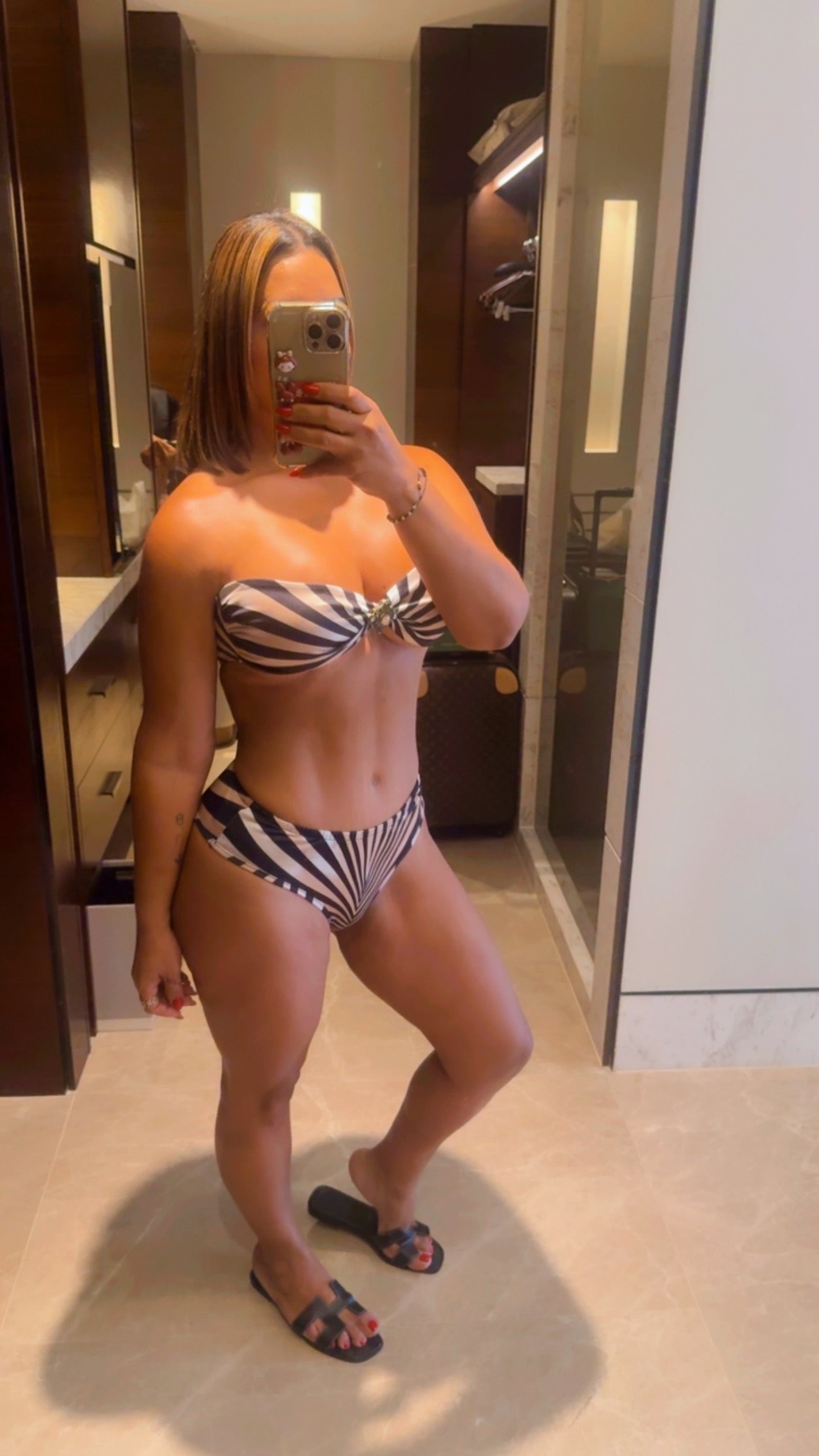 Adress Sky View 3 pieces Swimsuit Set (stretch) utilicé talla Médium