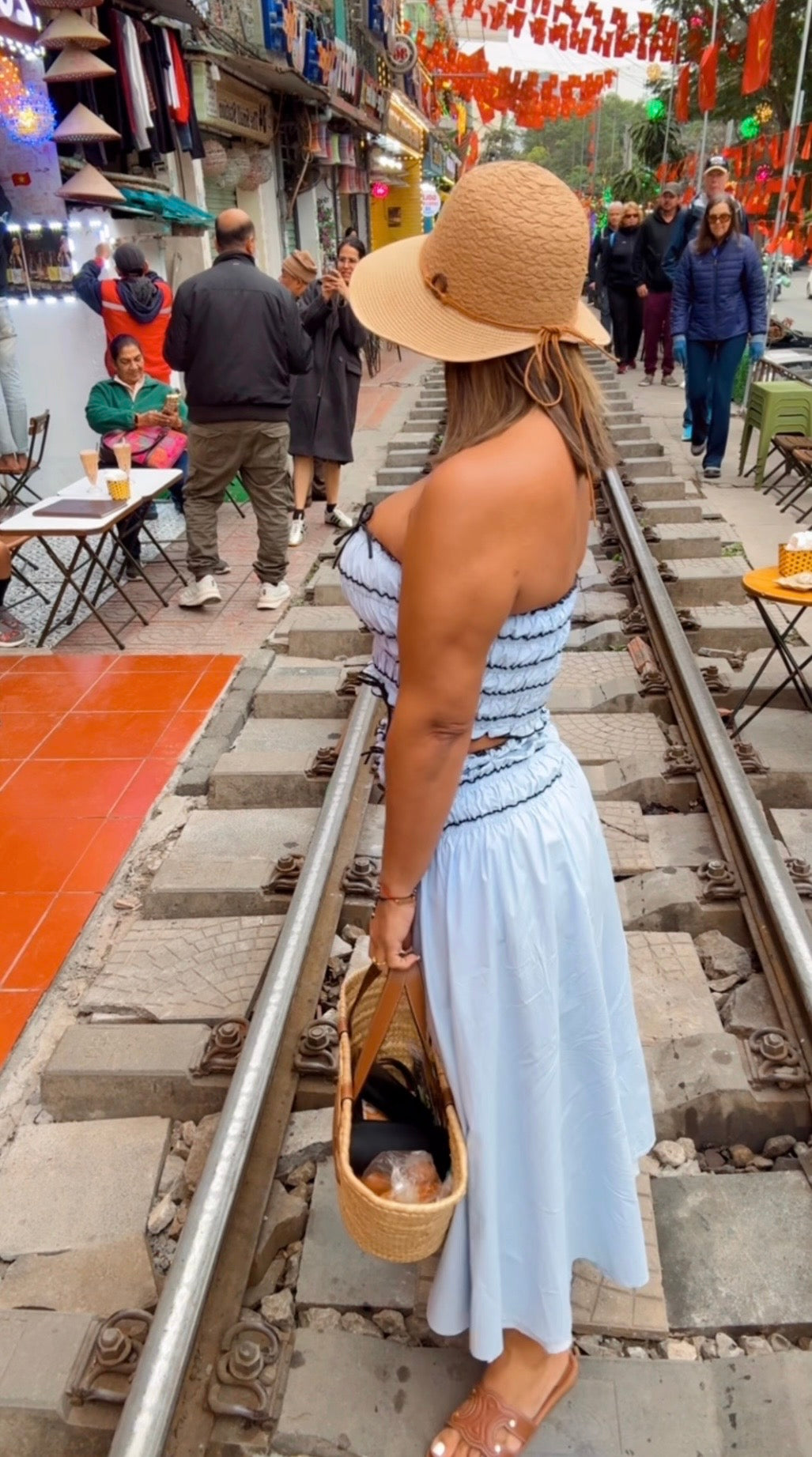 Hanói Blue Skirt Set (súper spandex)