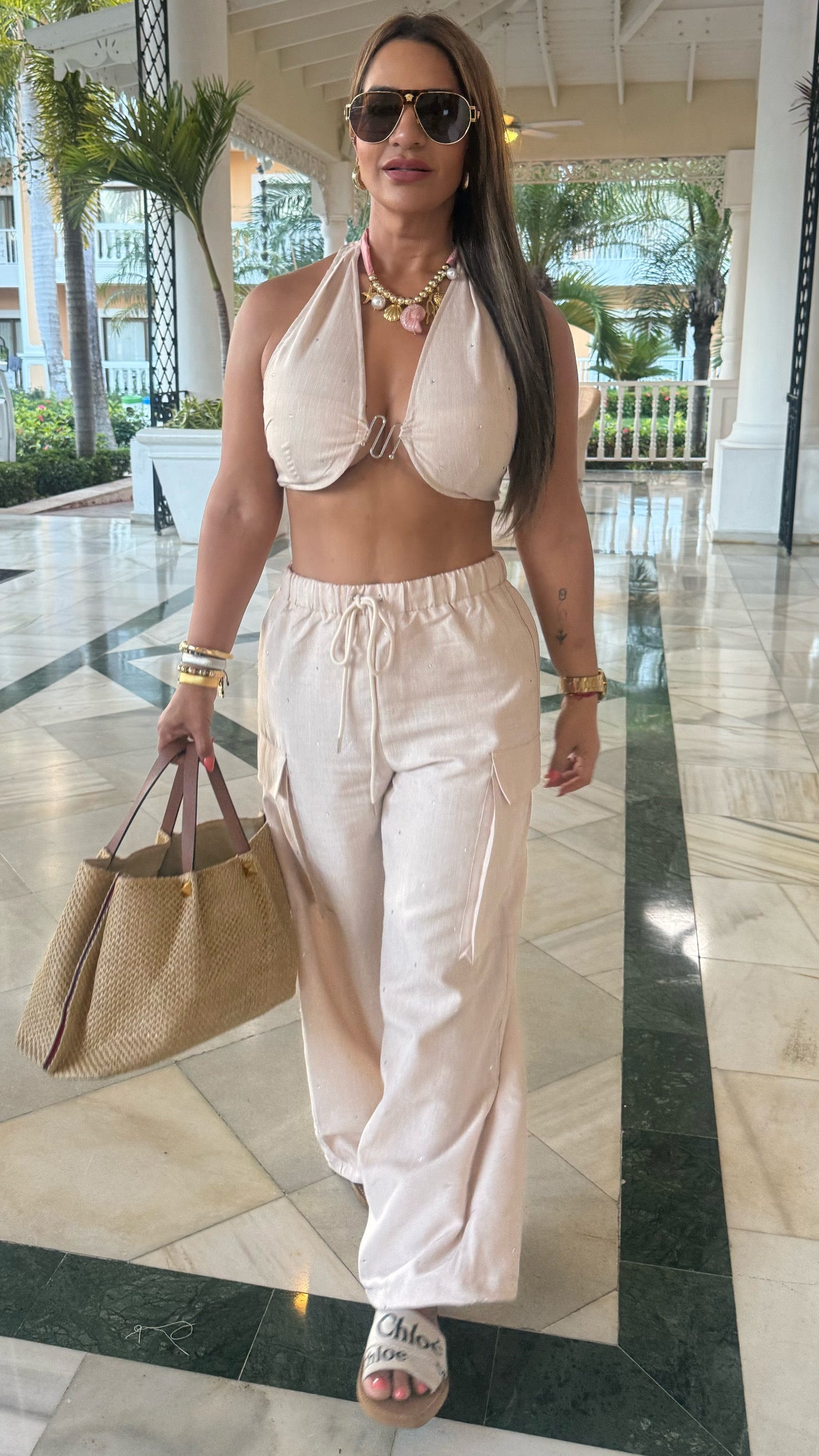 Ámbar Luxury Beige Set (utilicé talla Médium)